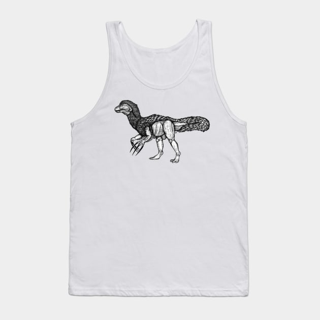 Therizinosaur Tank Top by charyzard